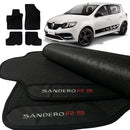 TAPETE BORRACHA PREMIUM SANDERO RS 2016 Á 2022 4 PEÇAS