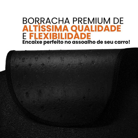 TAPETE BORRACHA PREMIUM L200 TRITON 2019 A 2025 3 PEÇAS