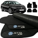 TAPETE BORRACHA PREMIUM JETTA R-LINE 2018 A 2024 4 PEÇAS