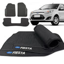 TAPETE BORRACHA PREMIUM FIESTA 2001 A 2014 3 PEÇAS