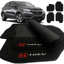 TAPETE CARPETE HRV 2015 A 2021 PRETO 4 PEÇAS