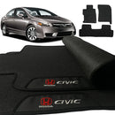 TAPETE BORRACHA PREMIUM CIVIC 2007 A 2011 3 PEÇAS