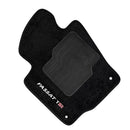 TAPETE CARPETE PASSAT TSI 2011 A 2017 PRETO BORDADO