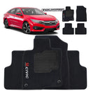 TAPETE CARPETE CIVIC G10 TOURING 2017 A 2020 PRETO 4 PEÇAS