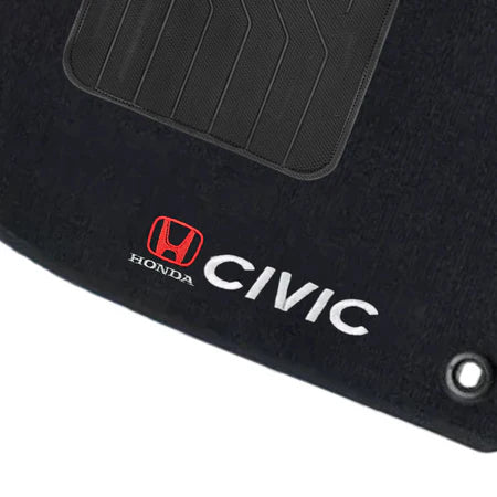 TAPETE CARPETE CIVIC G10 TOURING 2017 A 2020 PRETO 4 PEÇAS