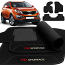 TAPETE CARPETE SPORTAGE 2011 A 2015 BORDADO 3 PEÇAS