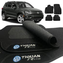 TAPETE CARPETE TIGUAN R-LINE 2009 A 2017 PRETO 4 PEÇAS