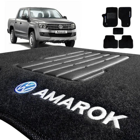 TAPETE CARPETE AMAROK 2010 A 2024 PRETO