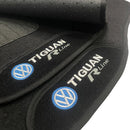 TAPETE CARPETE TIGUAN R-LINE 2009 A 2017 PRETO 4 PEÇAS