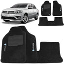 TAPETE CARPETE VOLKSWAGEN VOYAGE 2009 A 2015 PRETO 3 PEÇAS