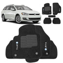 TAPETE CARPETE JETTA VARIANT 2011 A 2017 PRETO 5 PEÇAS