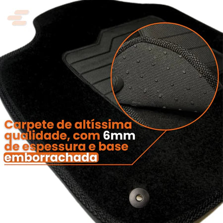 KIT TAPETES CARPETE PORTA MALAS + INTERNOS FIT 2015 A 2021