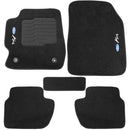 TAPETE CARPETE FORD KA 2014 A 2021 PRETO BORDADO 5 PEÇAS