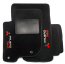 TAPETE CARPETE PAJERO DAKAR PRETO BORDADO 5 PEÇAS