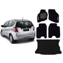 KIT TAPETES CARPETE PORTA MALAS + INTERNOS FIT 2004 A 2008