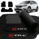 TAPETE CARPETE HONDA CRV 2012 A 2018 PRETO 3 PEÇAS