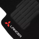 TAPETE CARPETE MITSUBISHI LANCER 2008 A 2018 PRETO 4 PEÇAS