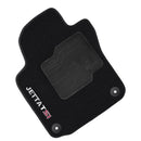 TAPETE CARPETE JETTA TSI 2007 A 2010 PRETO BORDADO
