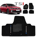 TAPETE CARPETE VIRTUS TSI 2018 A 2023 PRETO BORDADO