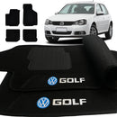 TAPETE CARPETE GOLF 2008 A 2013 PRETO 4 PEÇAS
