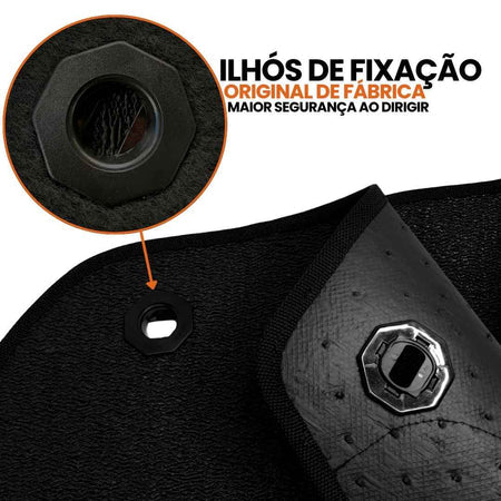 TAPETE BORRACHA PREMIUM HR-V 2022 A 2025 3 PEÇAS