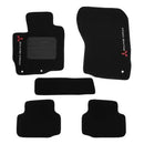 TAPETE CARPETE MITSUBISHI ECLIPSE CROSS 2019 A 2023 PRETO 5 PEÇAS