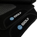 TAPETE CARPETE GOLF 1999 A 2007 PRETO 4 PEÇAS