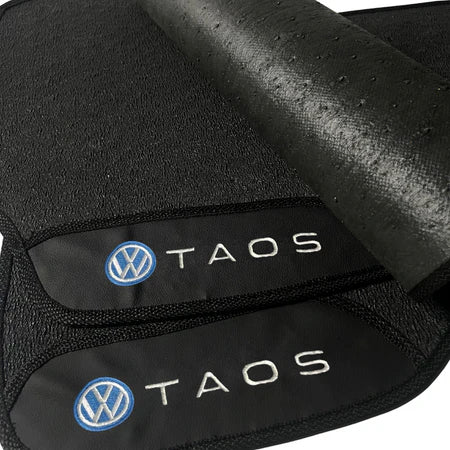 TAPETE BORRACHA PREMIUM TAOS 2021 A 2024 3 PEÇAS