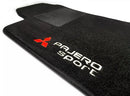 TAPETE CARPETE MITSUBISHI PAJERO SPORT 2001 A 2011 PRETO