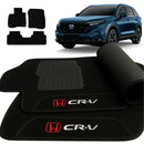 TAPETE CARPETE HONDA CR-V 2019 A 2024 PRETO 3 PEÇAS