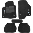 TAPETE CARPETE VOLKSWAGEN JETTA 2018 A 2024 PRETO BORDADO 5 PEÇAS