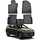 TAPETE BANDEJA COMPASS 2016 A 2024 PRETO 5 PEÇAS