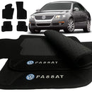 TAPETE CARPETE PASSAT B6 2005 A 2010 PRETO 4 PEÇAS