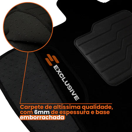 TAPETE CARPETE GRAND CHEROKEE 2014 A 2021 5 PEÇAS
