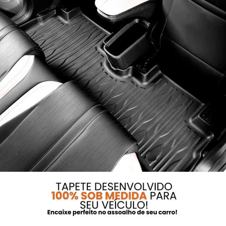 TAPETE BANDEJA COMMANDER 2016 A 2024 PRETO 5 PEÇAS