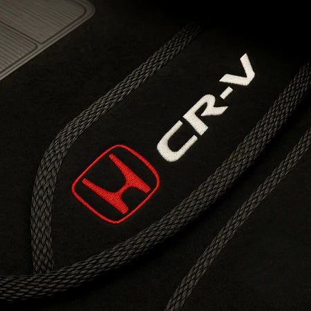 TAPETE CARPETE HONDA CR-V 2019 A 2024 PRETO 3 PEÇAS