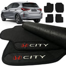 TAPETE BORRACHA PREMIUM CITY HATCH 2022 A 2024 BORDADO 4 PEÇAS