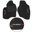 TAPETE CARPETE MITSUBISHI PAJERO TR4 2000 A 2014 PRETO 3 PEÇAS